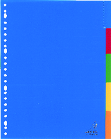 Tabbladen Kangaro 23-gaats A405FM 5-delig + venster assorti PP