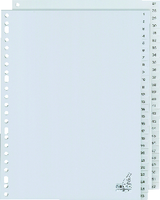 Tabbladen Kangaro 23-gaats G452CM 1-52 genummerd grijs PP