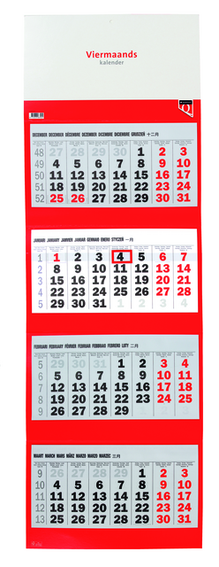 4-Maandskalender 2027 Quantore