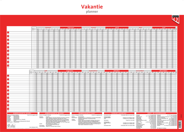 Vakantieplanner 2027 Quantore