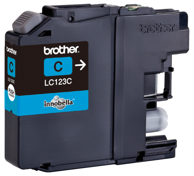 Inktcartridge Brother LC-123C blauw – foto 2