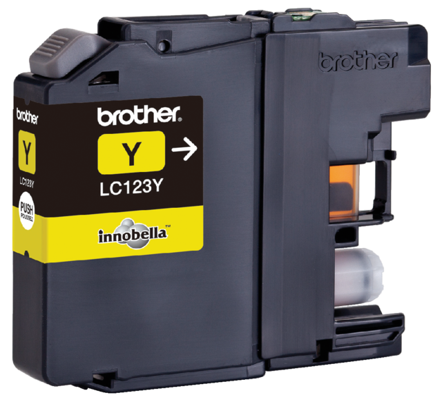 Inktcartridge Brother LC-123Y geel – foto 2