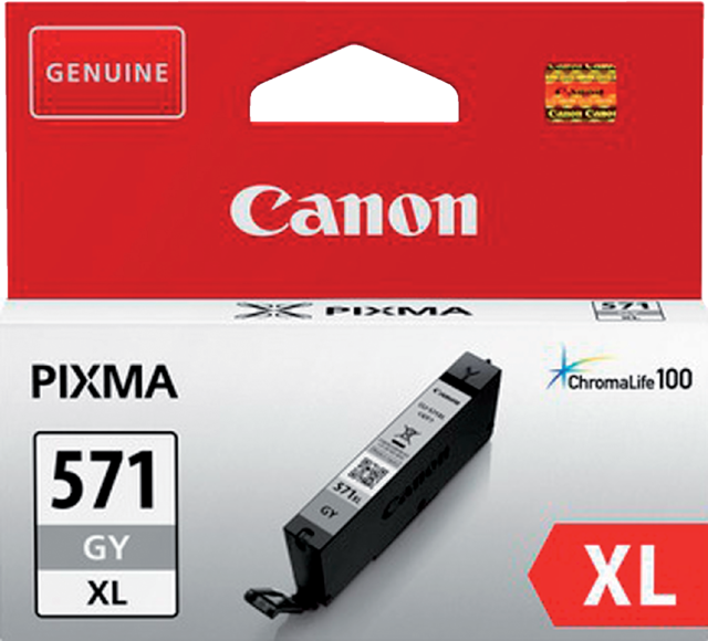 Inktcartridge Canon CLI-571XL  grijs – foto 2