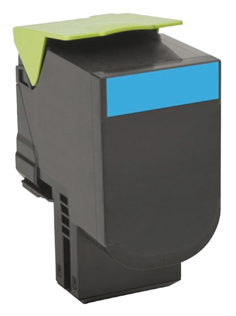 Tonercartridge Lexmark 70C20C0 / 70C20CE  blauw – foto 2