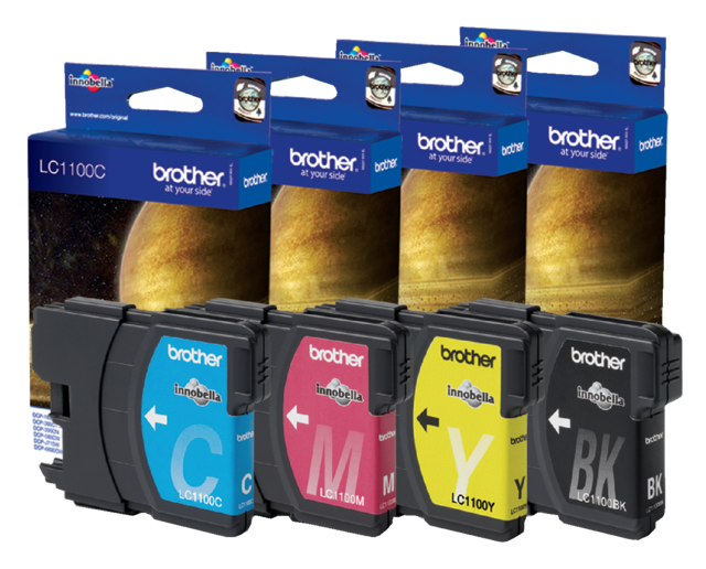 Inktcartridge Brother LC-1100M rood – foto 2