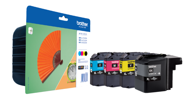 Inktcartridge Brother LC-129XLVALBP zwart + 3 kleuren – foto 2