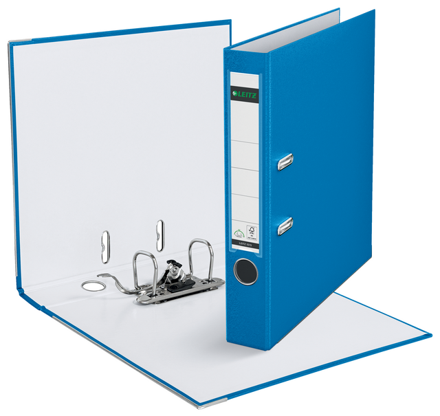 Ordner Leitz 1015 180° 50mm PP A4 lichtblauw – foto 7
