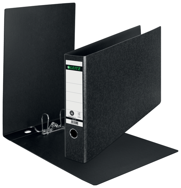 Ordner Leitz 1073 180° 77mm karton A3 dwars zwart – foto 2