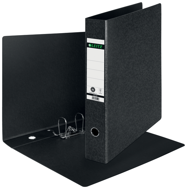 Ordner Leitz 1072 180° 77mm karton A3 zwart – foto 2