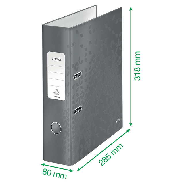 Ordner Leitz WoW 180° gelamineerd 80mm A4 roze – foto 5
