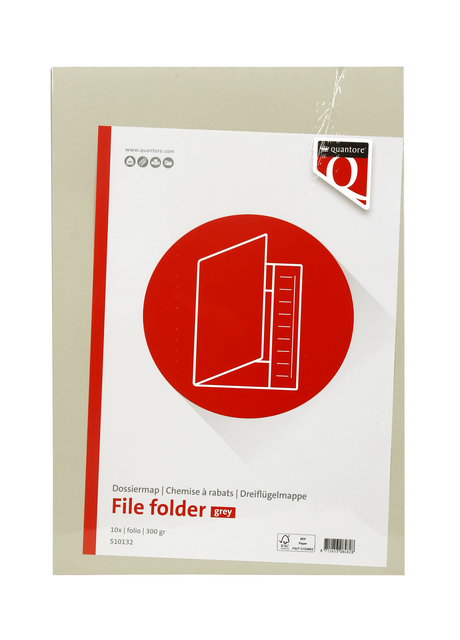 Dossiermap Quantore folio 320gr grijs – foto 2