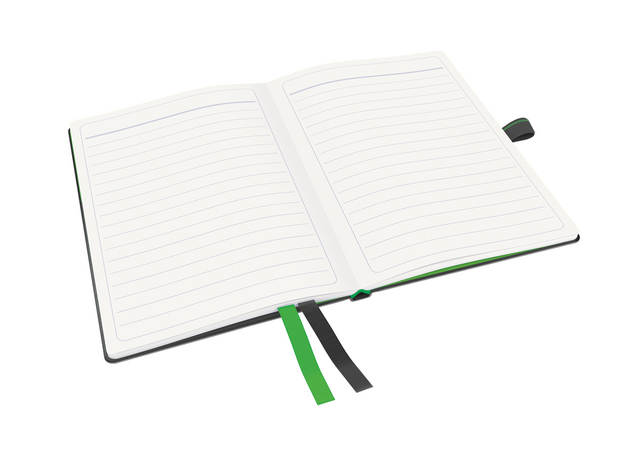 Notitieboek Leitz Complete A6 lijn 160 pagina's 100gr zwart – foto 3