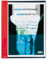 Rapportenmap Jalema A4 met snelhechter rood