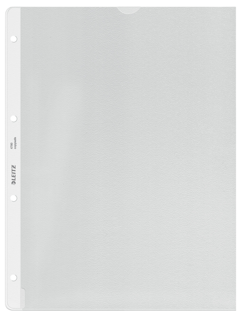 Showtas Leitz Premium met uitsnede copy safe 0.13mm PP A4 transparant 100 stuks