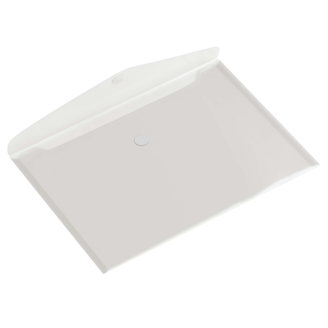 Enveloptas Europel A5 250x180mm dwars transparant wit