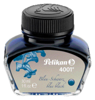 Vulpeninkt Pelikan 4001 30ml blauw/zwart