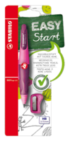 Vulpotlood STABILO Easyergo HB 3.15mm rechtshandig roze/lila incl puntenslijper blister à 1 stuk