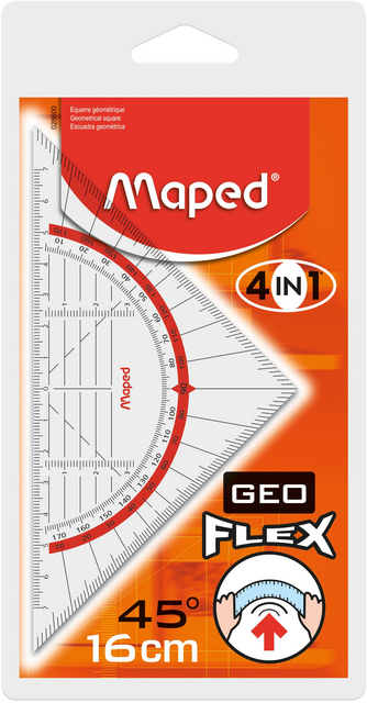 Geodriehoek Maped GeoFlex 16cm
