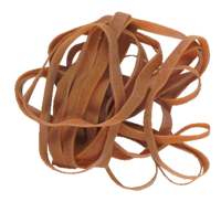 Elastiek Standard Rubber Bands 36 120x2.5mm 500gr 670 stuks bruin