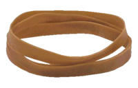 Elastiek Standard Rubber Bands 107 180x16mm 500gr 70 stuks bruin