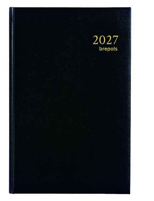 Agenda 2027 Brepols Saturnus Lima 7dagen/2pagina's zwart