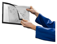 Duraframe Durable 498501 magnetisch Plus A4 zwart 2 stuks