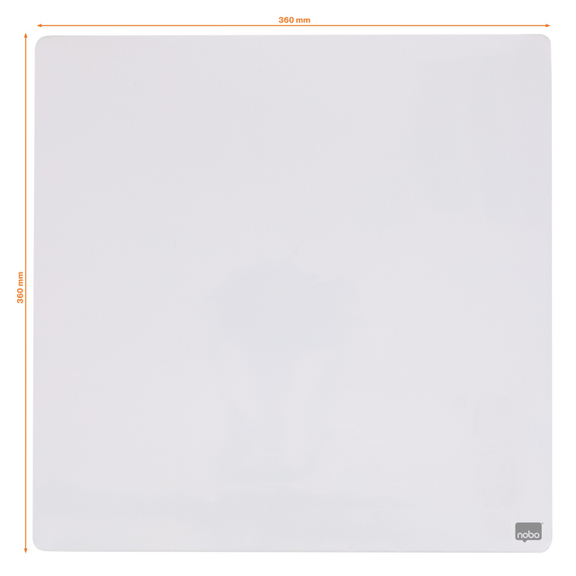 Whiteboard Nobo tegel 36x36cm wit magnetisch
