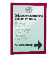 Duraframe Durable 487203 A4 rood 2 stuks