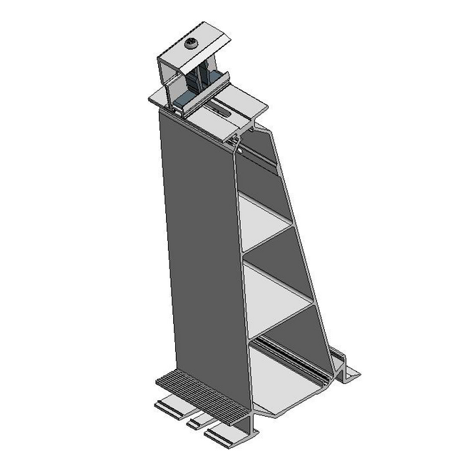 Alu. achtervoet ValkPro+ P10° / Max zijkant
