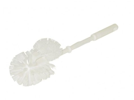 Toiletborstel los kunstof wit 