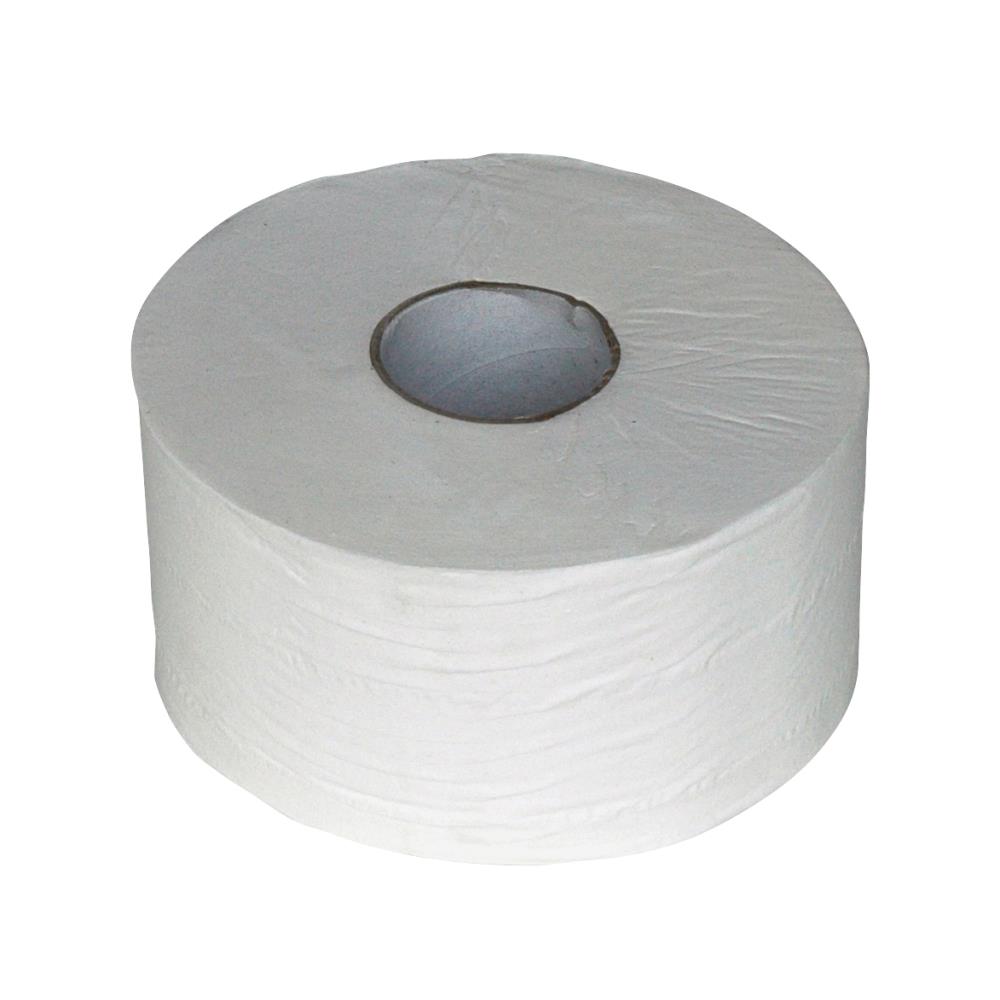 Toiletpapier mini jumbo cellulose wit 2-laags pak 12 rol à 180 mtr