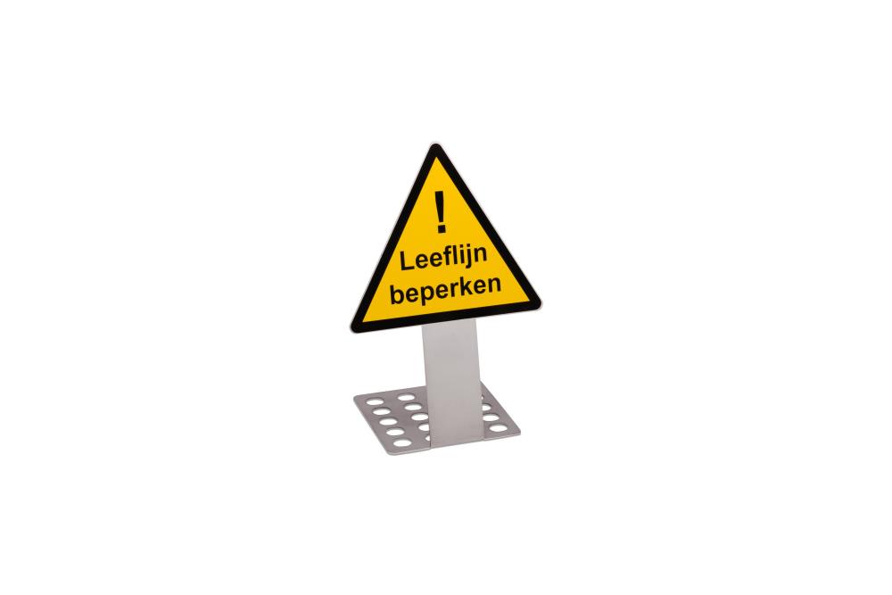RVS Pictogram Leeflijn beperken