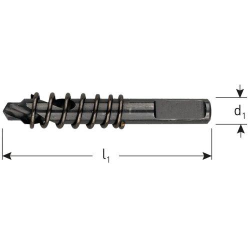 Centerboor tbv Gatfrees