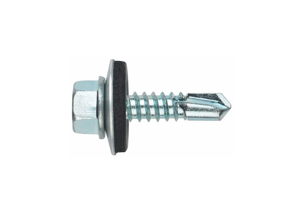 Zelfborendeschroef DIN7504-k 3/8  EV 6,3xmm incl. neopreenring 16mm (Lengtes)