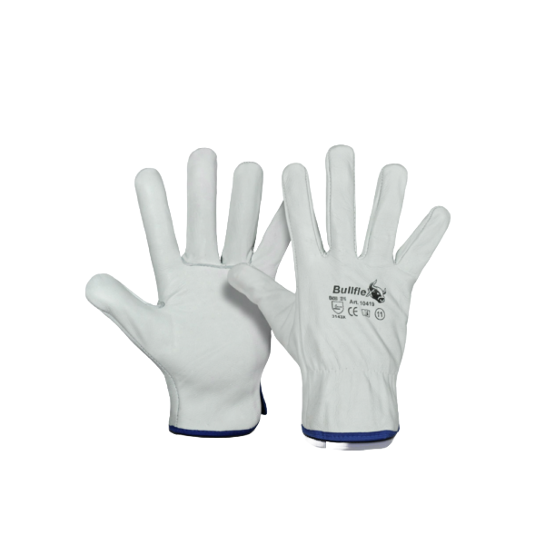 Chauffeurshandschoen rund/boxleder EN388