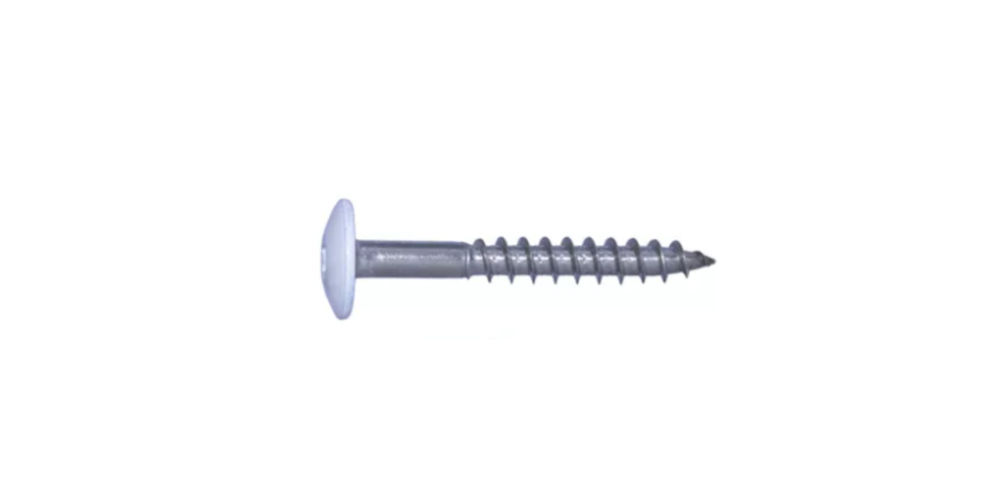 Trespa schroef A2 4.8x RAL9016 Verkeerswit