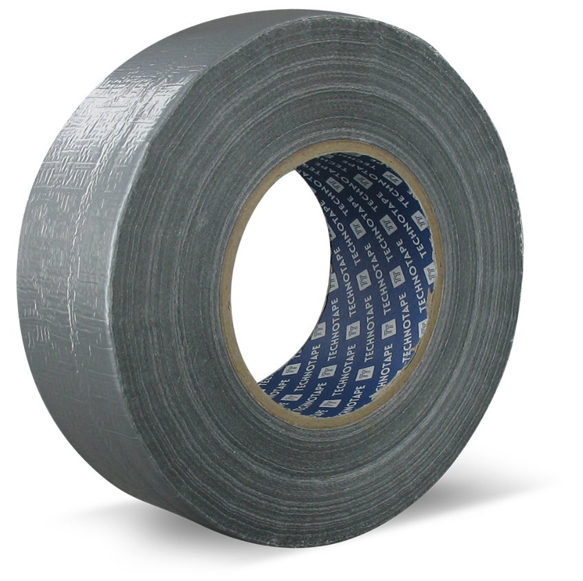 Ducttape 50mm x 50mtr Ducttape 310 Universal zilver hotmelt belijming