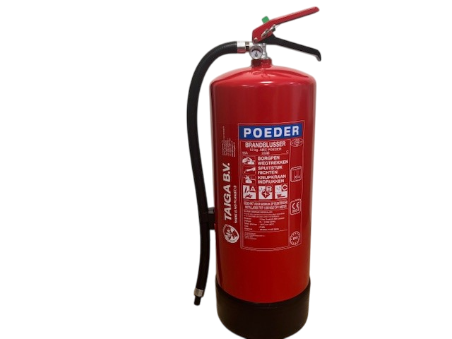 Brandblusser 12kg met manomtr
