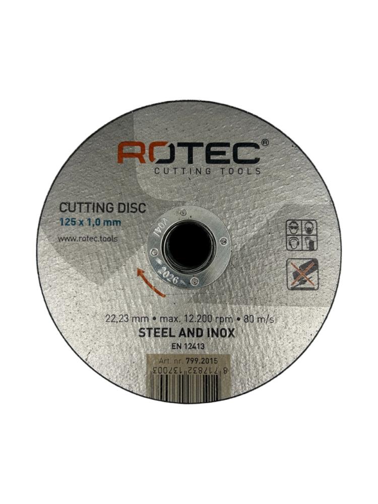 Doorslijpschijf metaal 125x1mm