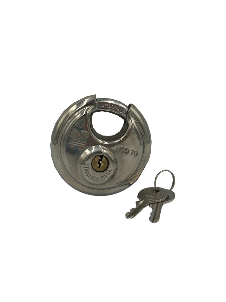 Discushangslot RVS 70mm