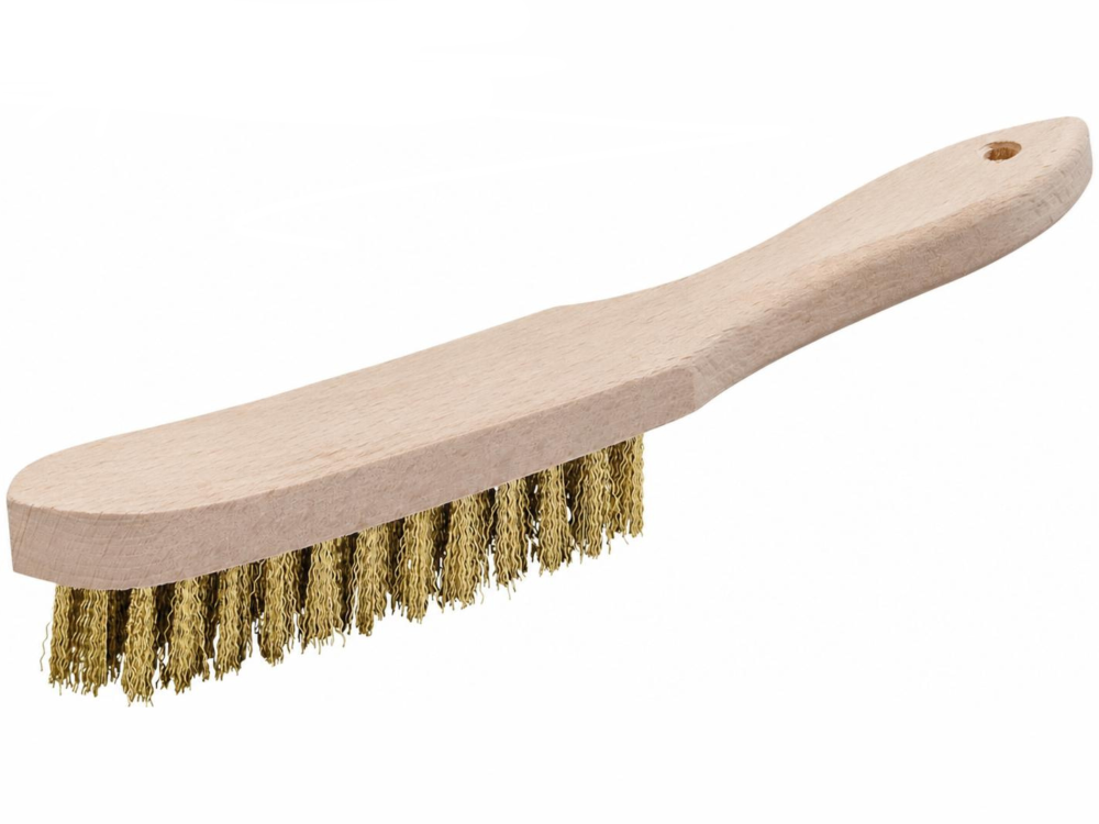Handstaaldraadborstel 4 rij