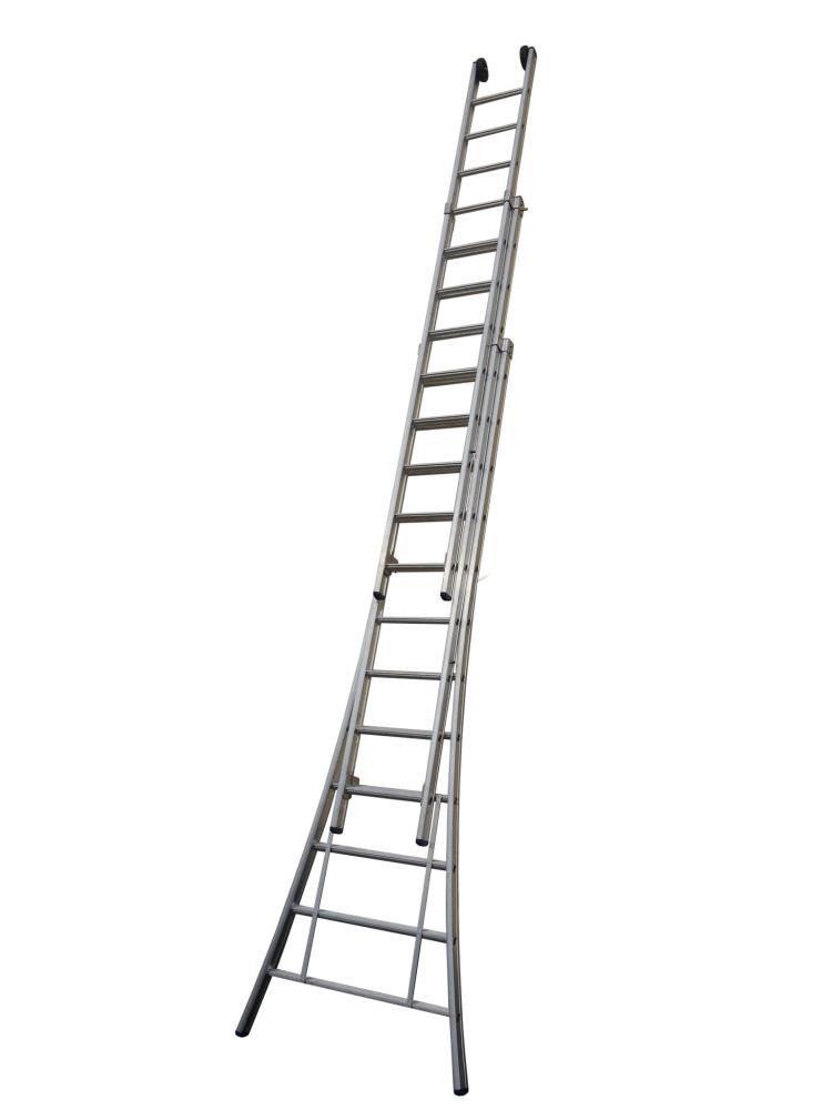 Opsteekladder SuperPro geanodiseerd uitgebogen bomen 3x14