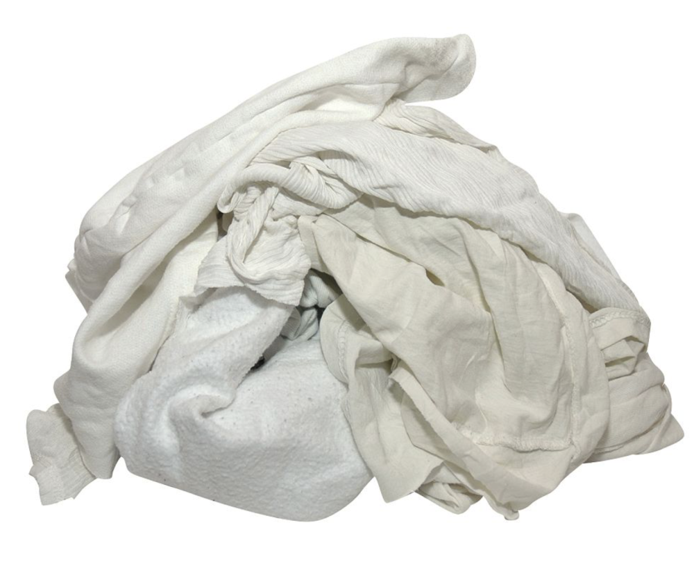 Poetslappen katoen wit