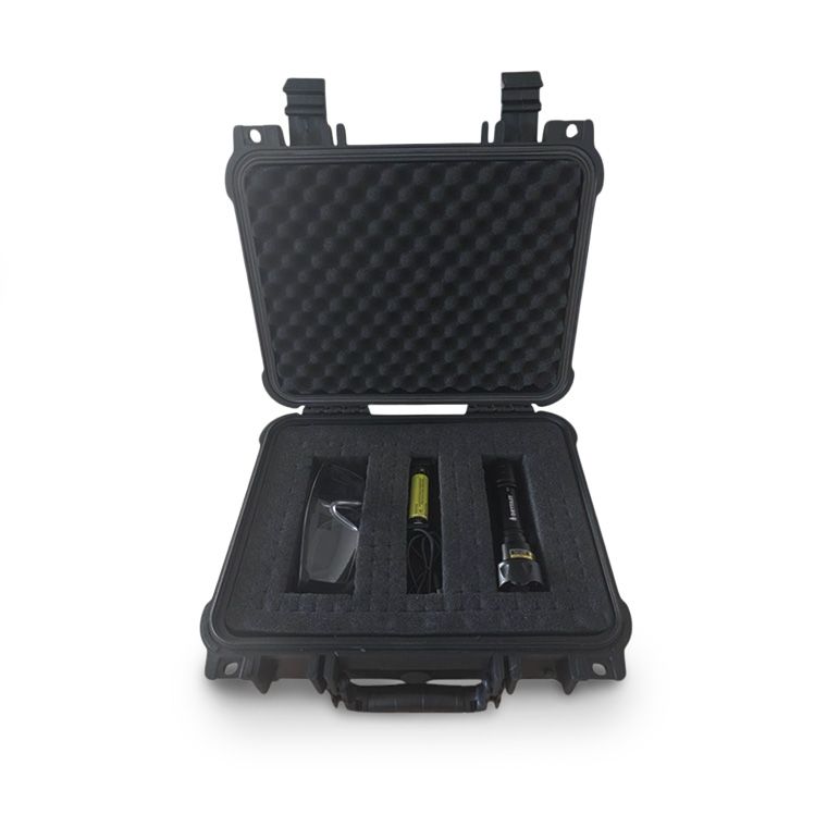 UV-kit koffer inclusief UV-lamp en UV-bril