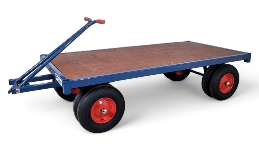 Handtrekwagen 2000x1000mm dubbel lucht