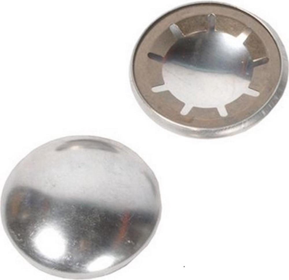 Borgkap Ø20 RVS tbv steekwagenwiel