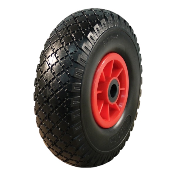 Luchtband + wiel 3.00-4 S-2303 4PR + 2.10x4 rollager