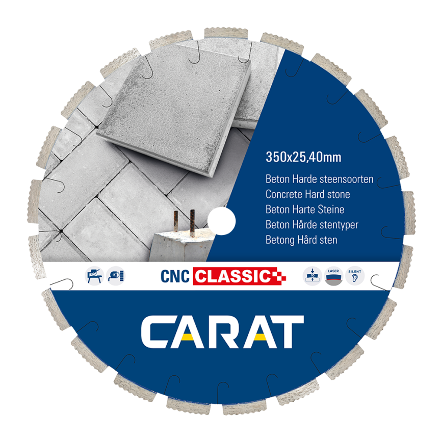 Diamantzaagblad Carat 350x25,4mm Beton