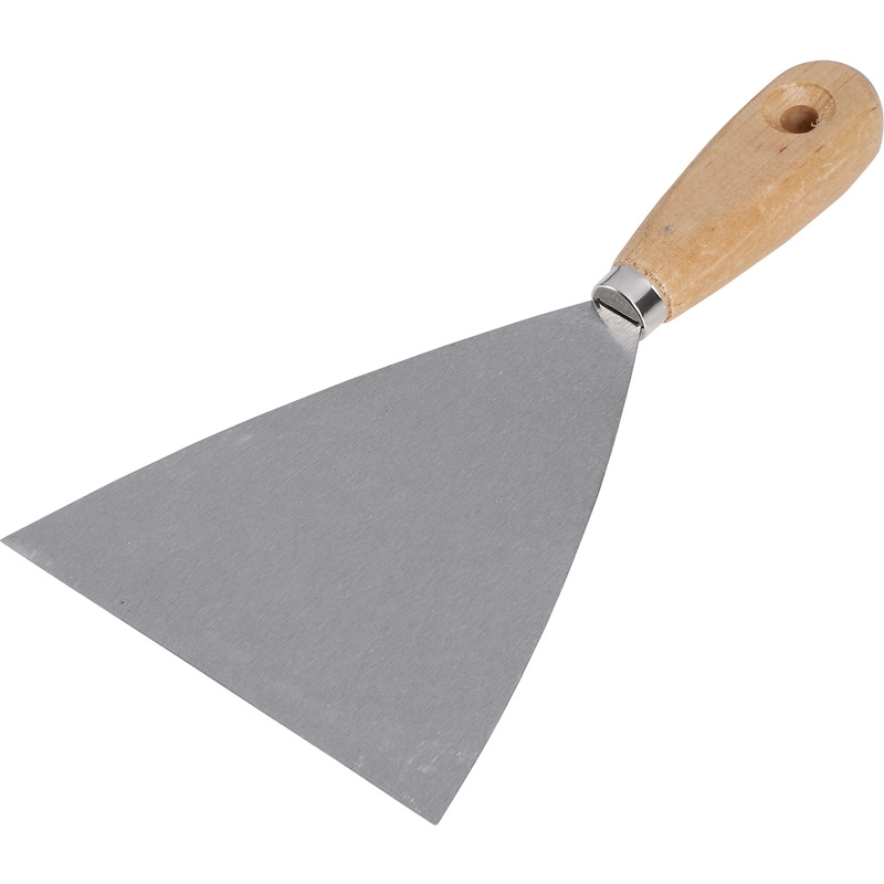 Plamuurmes 100mm houten heft  VKE:12