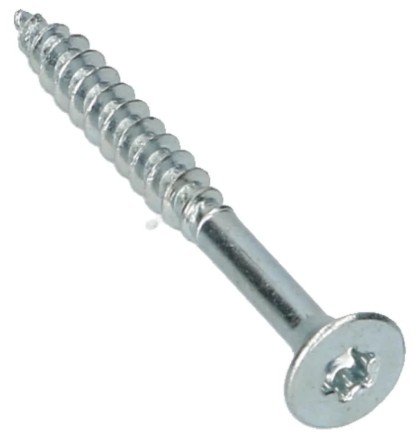 Spaanplaatschroeven platkop RVS A2 5.0x50 TX-25 vke:200